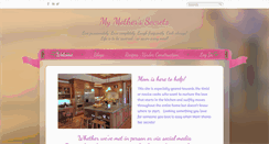 Desktop Screenshot of mymotherssecrets.com